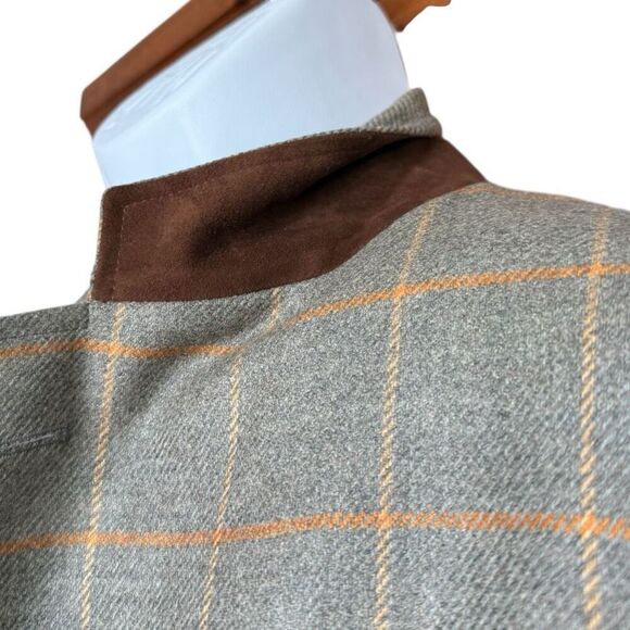 Mens Vintage Loro Piana Wool & Cashmere Button Jacket Sport Coat Blazer 54R 54 - Picture 3 of 6